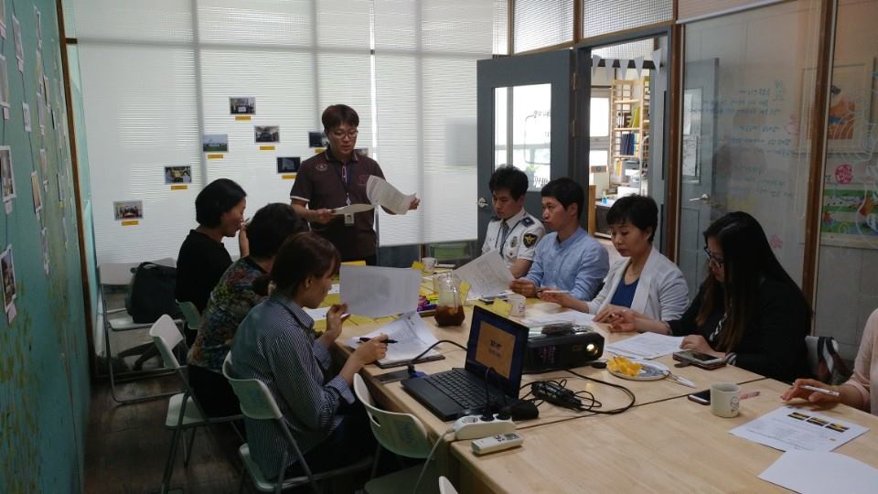 <아동 안심 통학길 만들기> 옐로카펫 간담회 현장